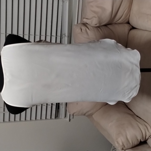 Beulah highlow sleeveless blouse with bead design throughout Sz S Good condition - Picture 5 of 12